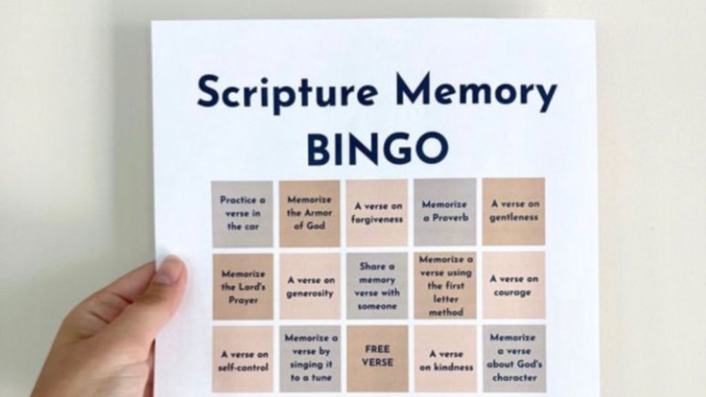 FREEBIE: Scripture Memory Bingo